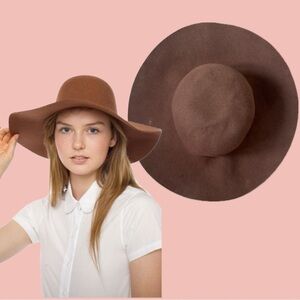 American Apparel Wool Floppy Hat – Rust Brown, 2010s Classic